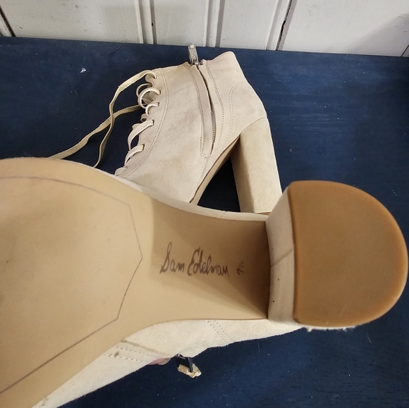 Sam Edleman lace up boots - Picture 7 of 9